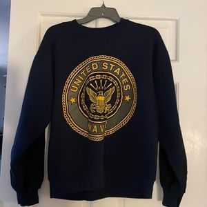 Vintage Original United States Navy sweatshirt printed both sides M